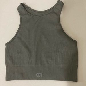 Set active high neck bra